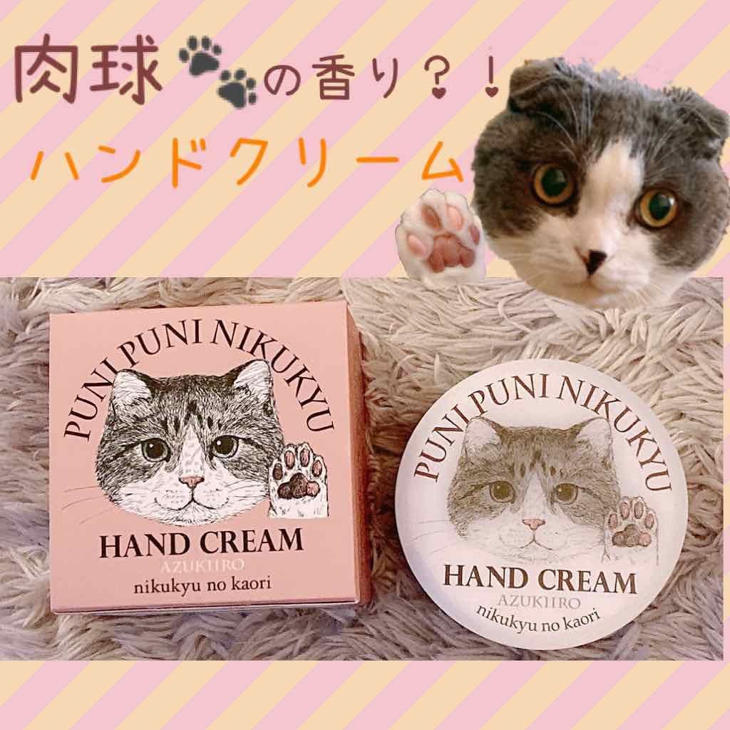 あの猫(こ)とおそろい!? プニプニ肉球の香りハンドクリーム グレイ/フェリシモ猫部/ハンドクリームを使ったクチコミ(1枚目)