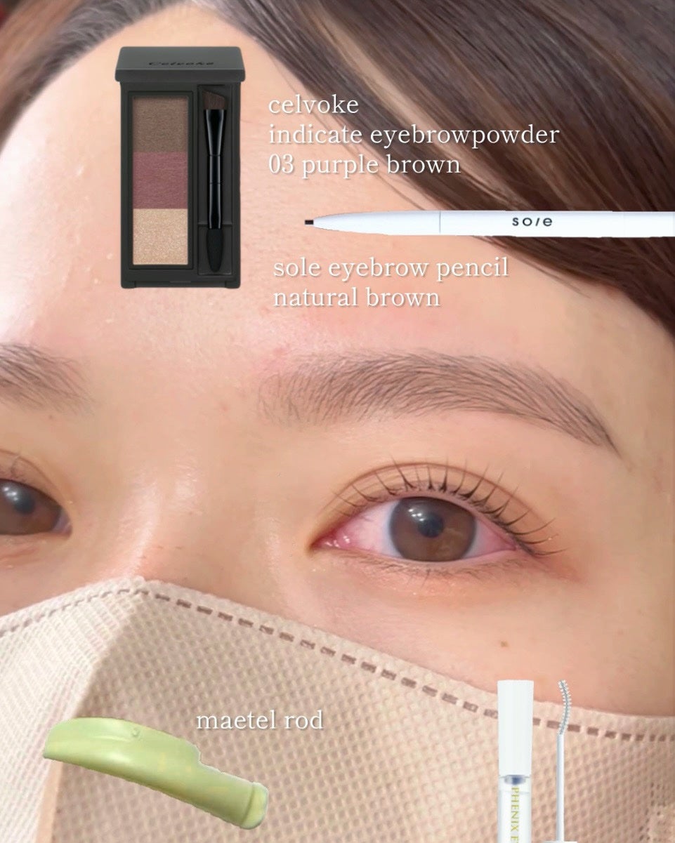 セルヴォーク インディケイトアイブロウパウダー/Celvoke/パウダーアイブロウを使ったクチコミ(3枚目)