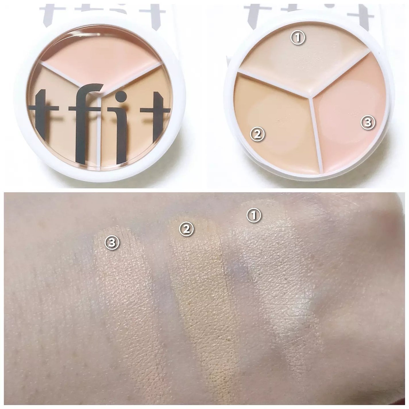 カバーアッププロコンシーラー/TFIT/パレットコンシーラーを使ったクチコミ(3枚目)