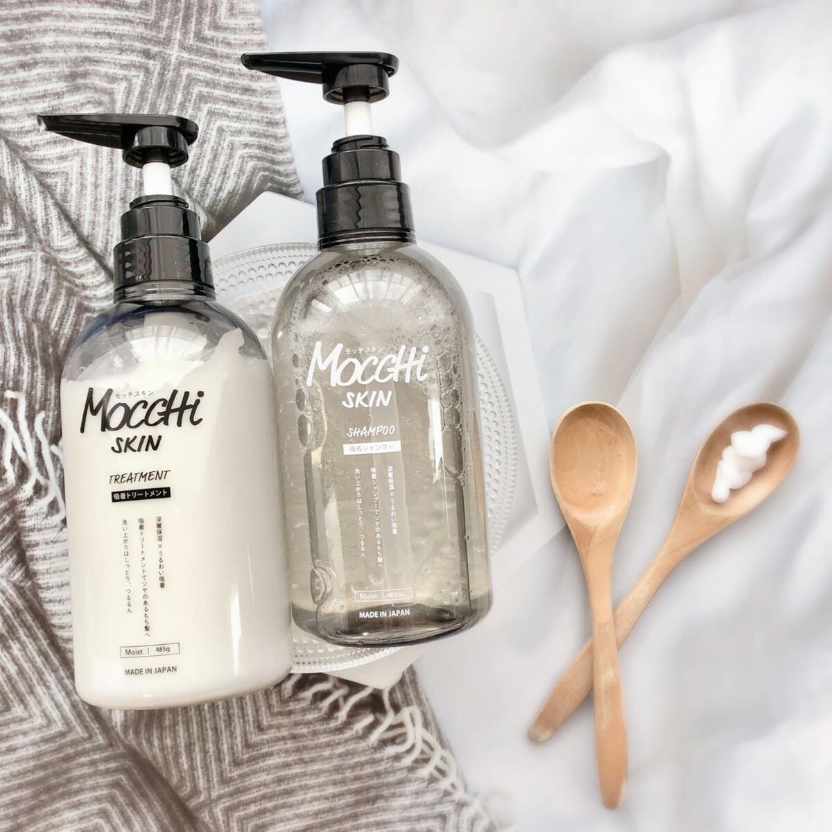 吸着シャンプーM(モイスト) ＆ 吸着トリートメントM(モイスト)/MoccHi SKIN/市販シャンプーを使ったクチコミ（2枚目）