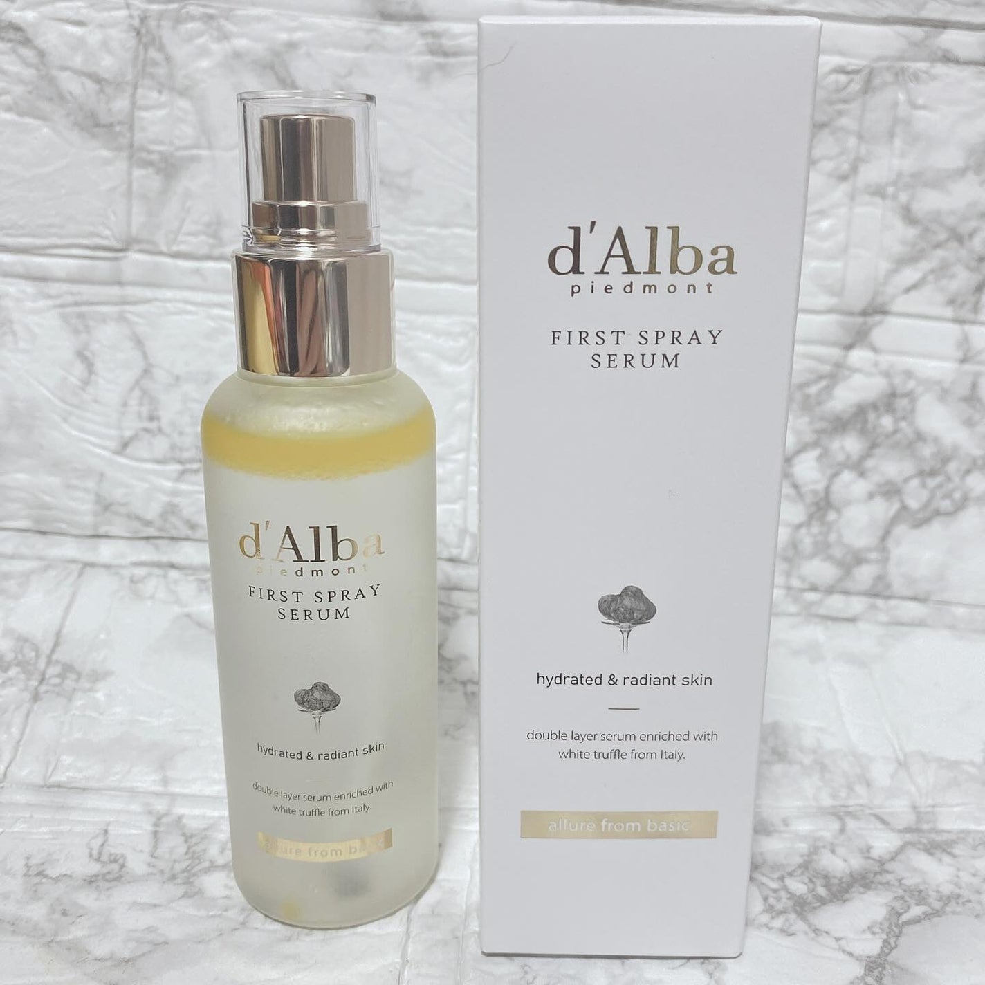 ダルバ ホワイトトリュフファーストスプレーセラム/ダルバ/ミスト状化粧水を使ったクチコミ(6枚目)