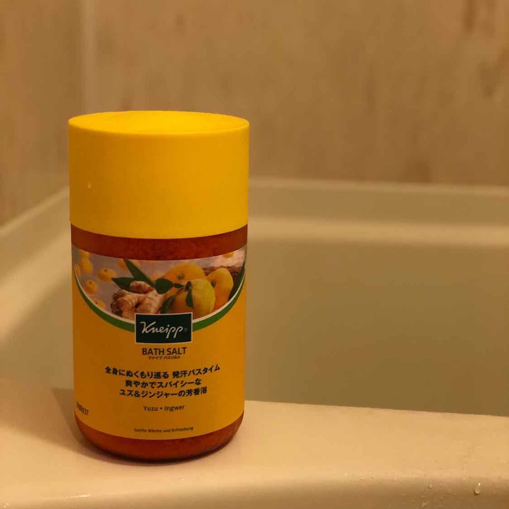 クナイプ バスソルト ユズ&ジンジャーの香り/クナイプ/無機塩系入浴剤を使ったクチコミ(1枚目)