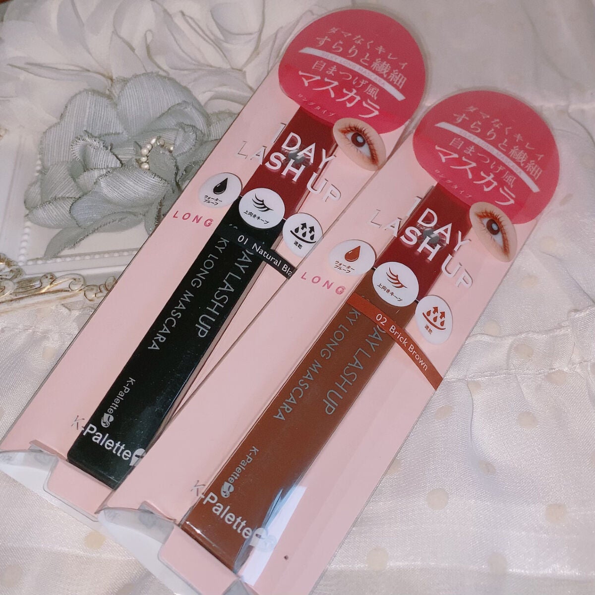 1DAY LASH UP シルキーロングマスカラa/K-パレット/マスカラを使ったクチコミ(4枚目)