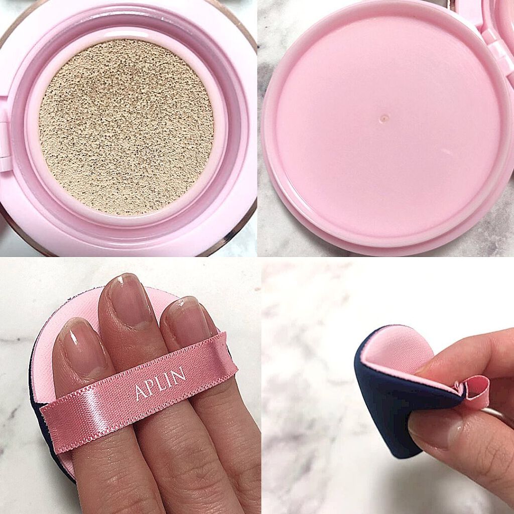 ピンクティーツリーカバークッション/APLIN/クッションファンデーションを使ったクチコミ（3枚目）