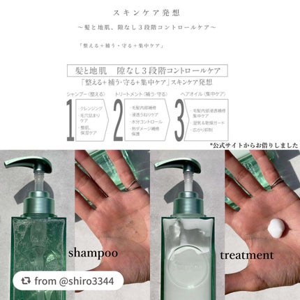 プルント コントロール美容液シャンプー/トリートメント/Purunt./市販シャンプーを使ったクチコミ(3枚目)