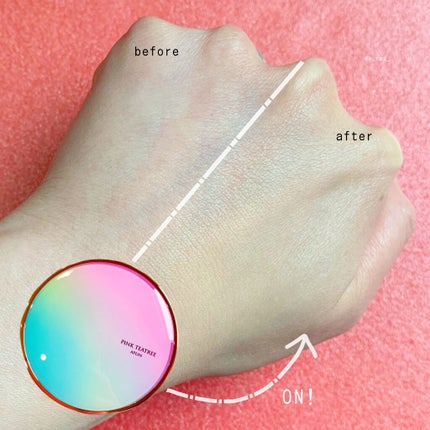 ピンクティーツリーカバークッション/APLIN/クッションファンデーションを使ったクチコミ(3枚目)