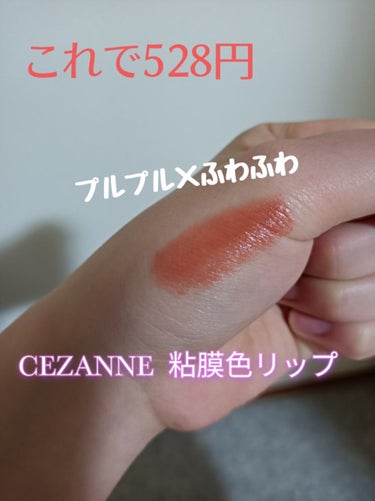 ラスティング リップカラーN/CEZANNE/口紅を使ったクチコミ（1枚目）