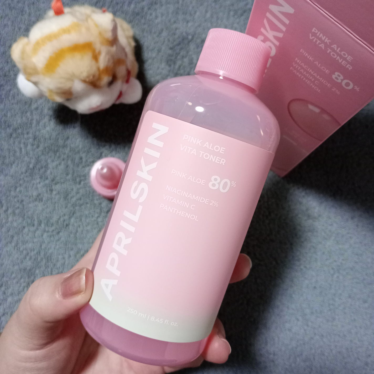 ピンクアロエビタトナー/APRILSKIN/化粧水を使ったクチコミ(4枚目)