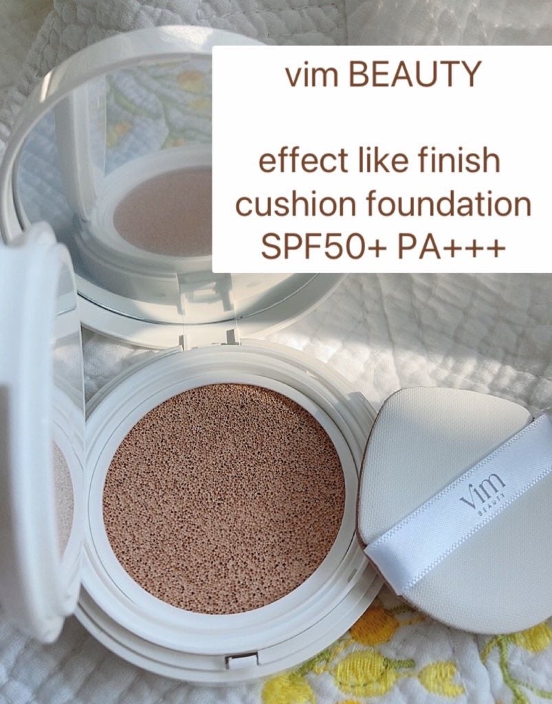 エフェクト ライク フィニッシュ クッション ファンデーション/vim BEAUTY/クッションファンデーションを使ったクチコミ(1枚目)