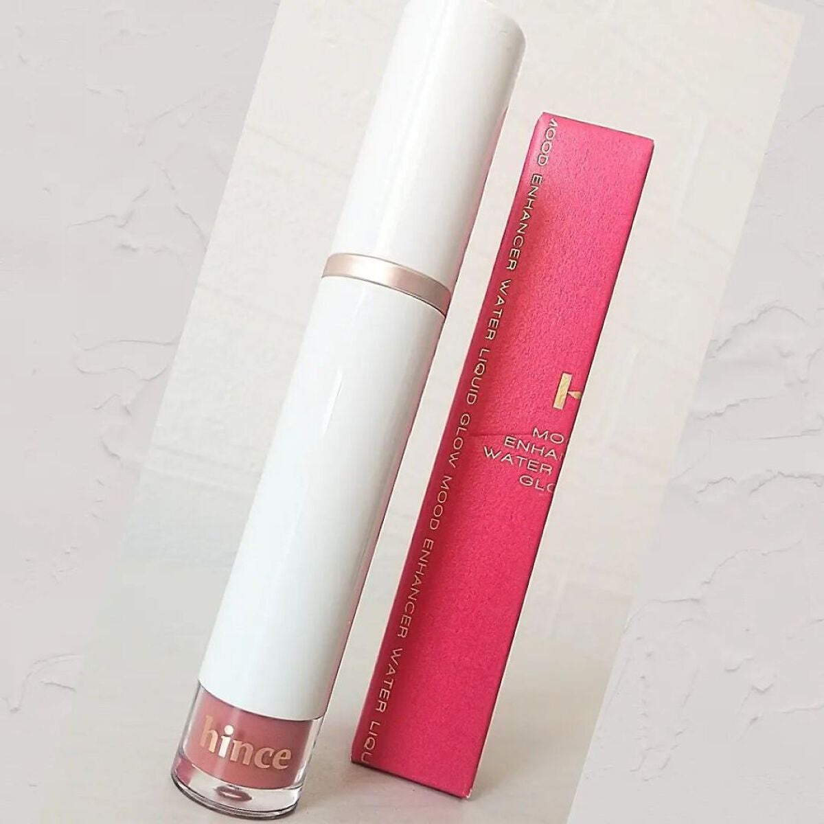 ムードインハンサーウォーターリキッドグロウ/hince/口紅を使ったクチコミ(1枚目)