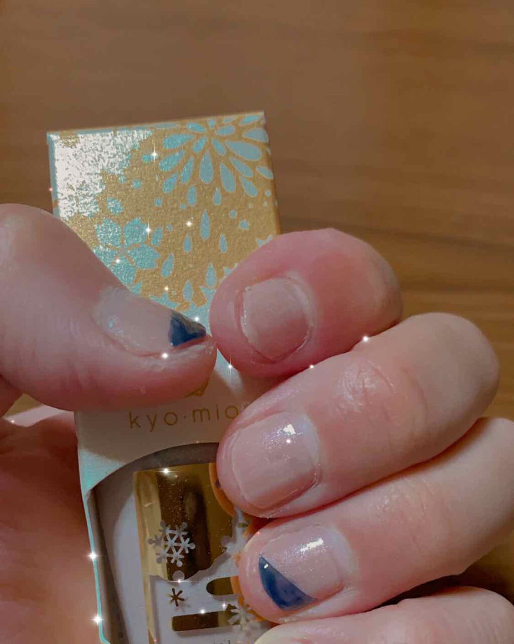 aami on LIPS 「うすごもろ、夕立の雲、トップコート♡ささっと、簡単に出来て💕マ..」(1枚目)