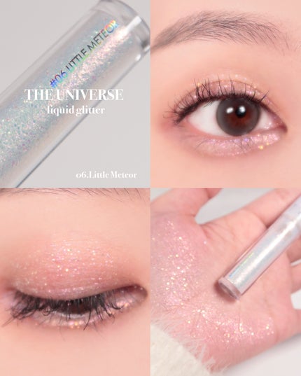 リキッド グリッター シャドウ/rom&nd/グリッターを使ったクチコミ(4枚目)