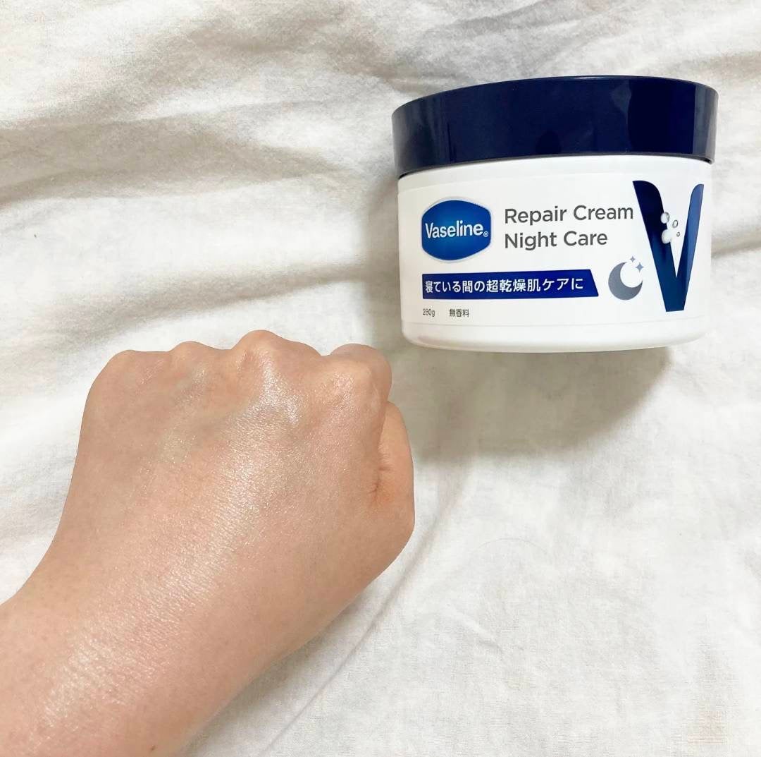 ヴァセリンリペアクリームナイトケア/ヴァセリン/ボディクリームを使ったクチコミ(4枚目)