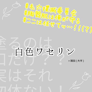 白色ワセリン（医薬品）/日本薬局方/その他を使ったクチコミ（1枚目）