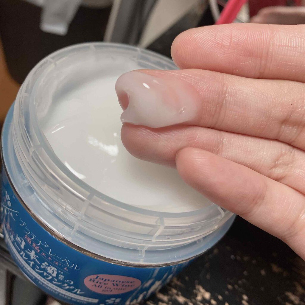 日本酒オールインワンゲル/プラチナレーベル/オールインワン化粧品を使ったクチコミ(3枚目)