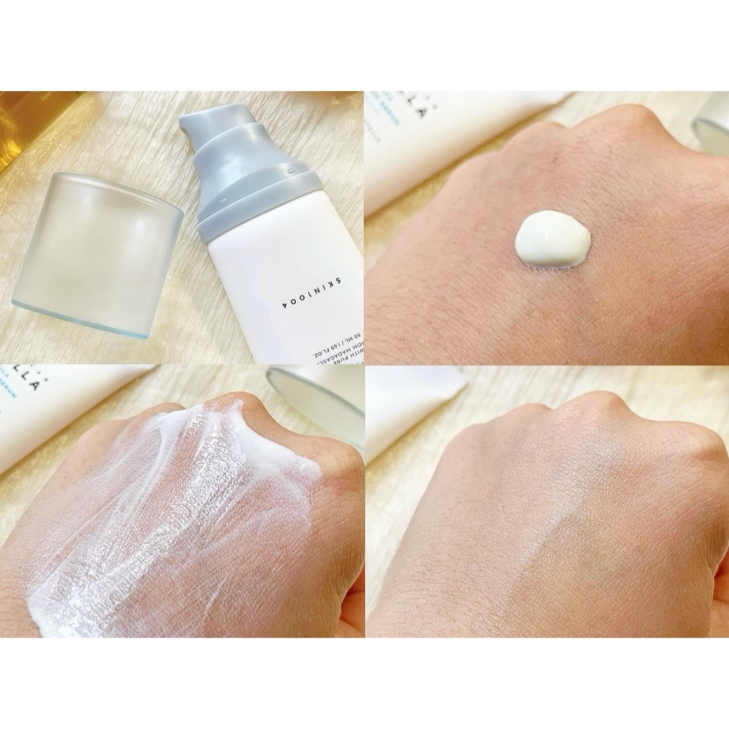 ヒアルーシカ ウォーターフィット サンセラム/SKIN1004/日焼け止めローションを使ったクチコミ（3枚目）