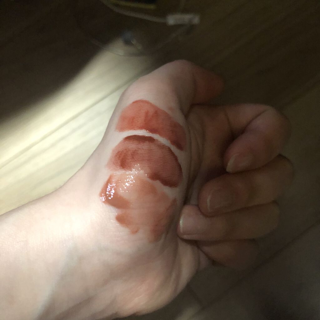 ジューシーラスティングティント/rom&nd/リップティントを使ったクチコミ（3枚目）