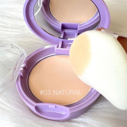 ブラーパウダーパクト/ABOUT TONE/プレストパウダーを使ったクチコミ(3枚目)