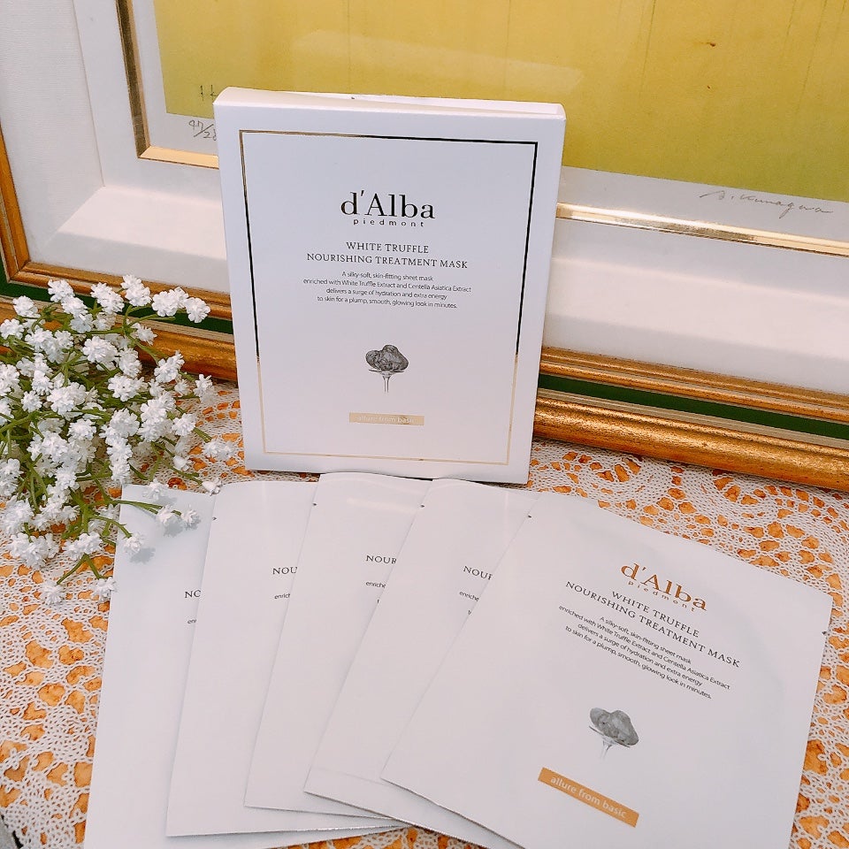 ホワイトトリュフナリシングトリートメントマスク/ダルバ/シートマスク・パックを使ったクチコミ(1枚目)