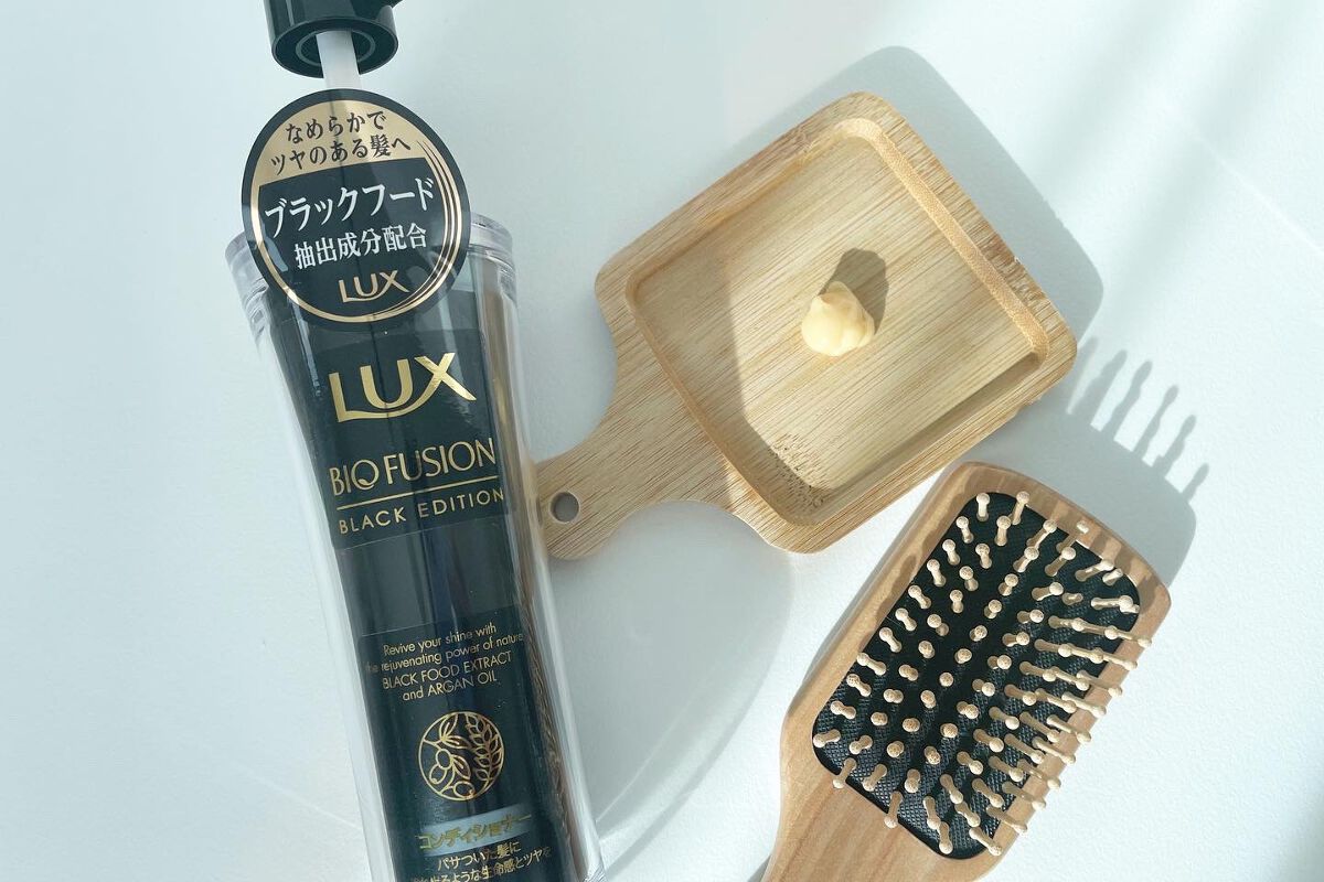 バイオフュージョン ブラックエディション/LUX/市販シャンプーを使ったクチコミ（3枚目）