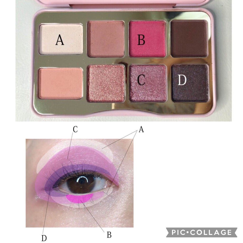 ビー マイ ラヴァ― ミニ アイシャドウ パレット/Too Faced/アイシャドウパレットを使ったクチコミ(2枚目)