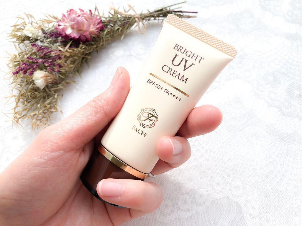 ブライトUVクリーム/Facee/日焼け止めクリームを使ったクチコミ（2枚目）