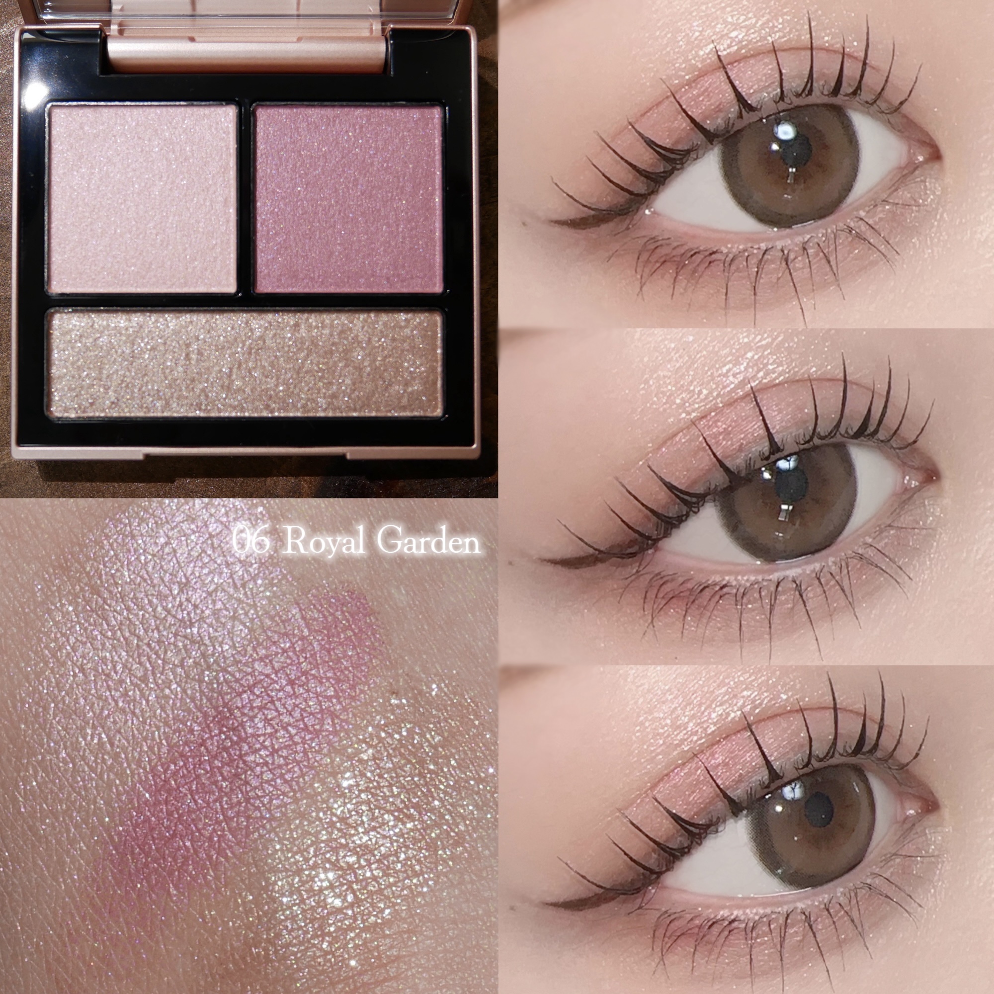 テイラード カラー アイズ 06 Royal Garden/SNIDEL BEAUTY/アイシャドウパレットを使ったクチコミ（2枚目）