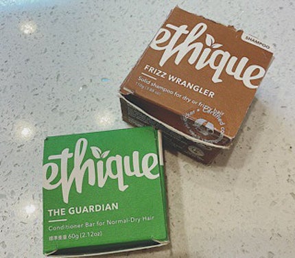 コンディショナー バー ガーディアン/Ethique/市販シャンプーを使ったクチコミ(1枚目)