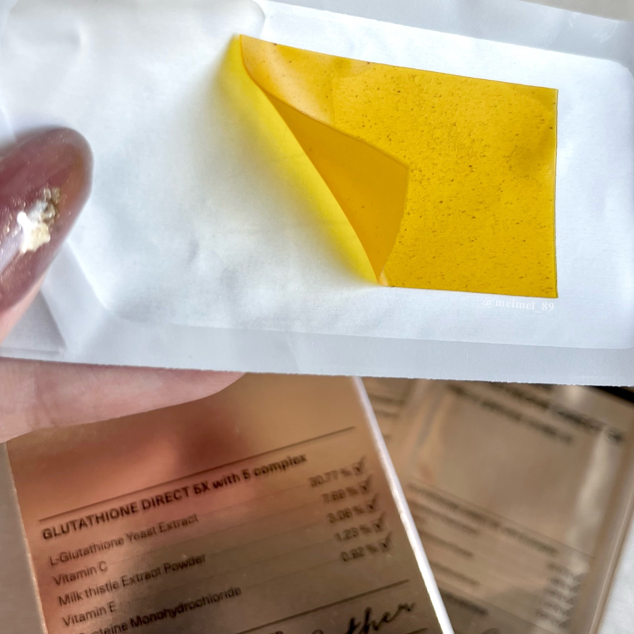 ヨエスターグルタチオンダイレクト５X/ESTHER FORMULA/美容サプリメントを使ったクチコミ（3枚目）