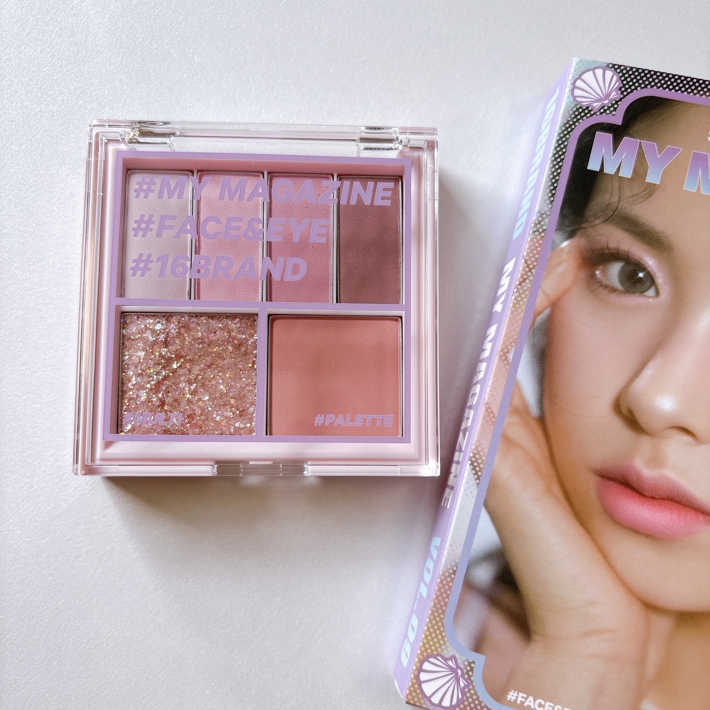 16 MY MAGAZINE/16BRAND/アイシャドウパレットを使ったクチコミ（2枚目）