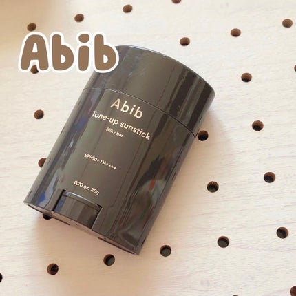 トーンアップ サンスティック シルキーバー/Abib /日焼け止め・UVケアを使ったクチコミ(1枚目)