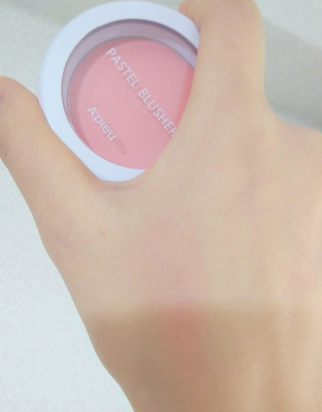 アピュー パステルブラッシャー/A’pieu/パウダーチークを使ったクチコミ（3枚目）