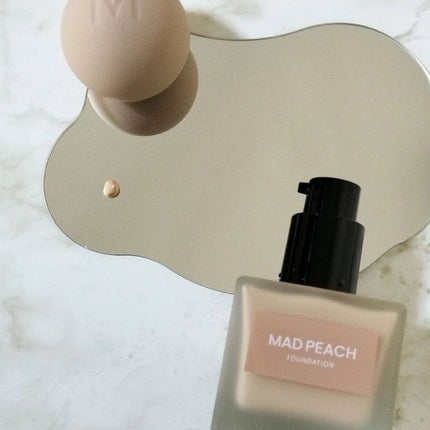 マッドピーチ スタイルフィットファンデーション/MAD PEACH/リキッドファンデーションを使ったクチコミ(7枚目)
