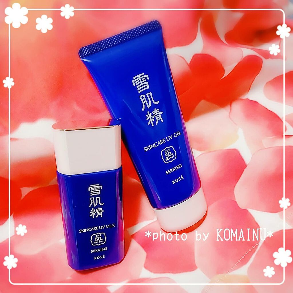 ホワイト UV ジェル/雪肌精/日焼け止めジェルを使ったクチコミ（1枚目）