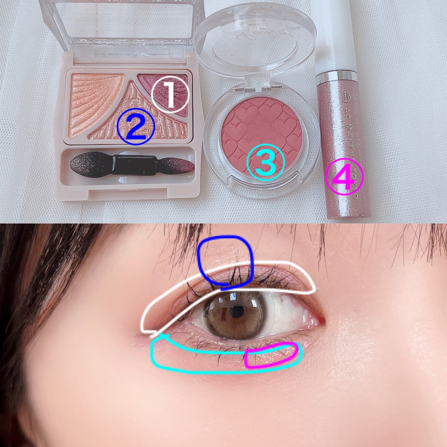 ルックアット マイアイ カフェ/ETUDE/単色アイシャドウを使ったクチコミ(4枚目)