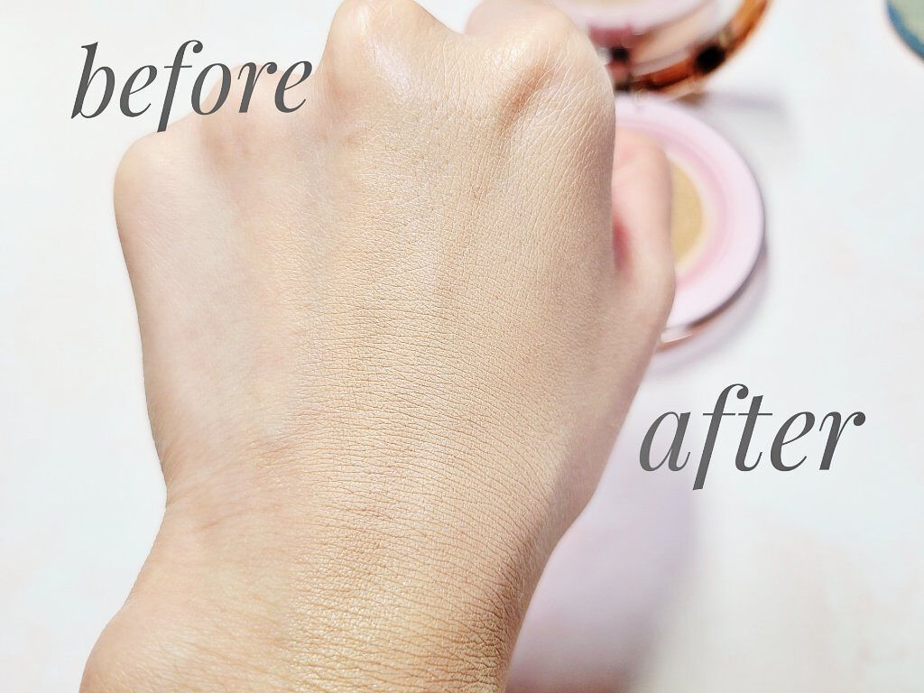 ピンクティーツリーカバークッション/APLIN/クッションファンデーションを使ったクチコミ(6枚目)