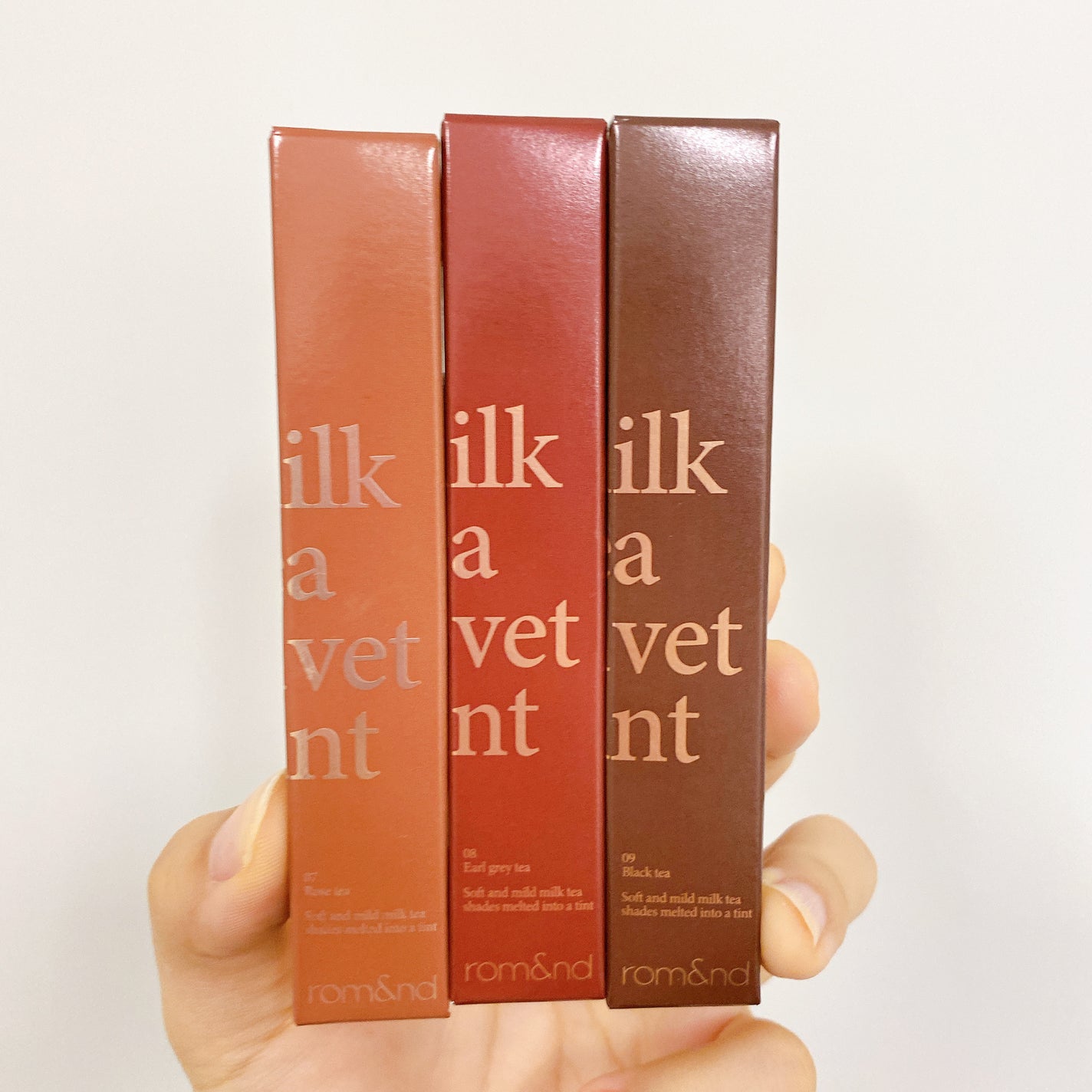 ミルクティーベルベットティント/rom&nd/リップティントを使ったクチコミ(4枚目)