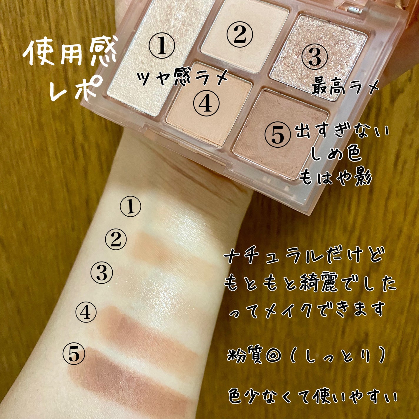 オールラウンドアイパレット/hince/マルチパレットを使ったクチコミ(2枚目)