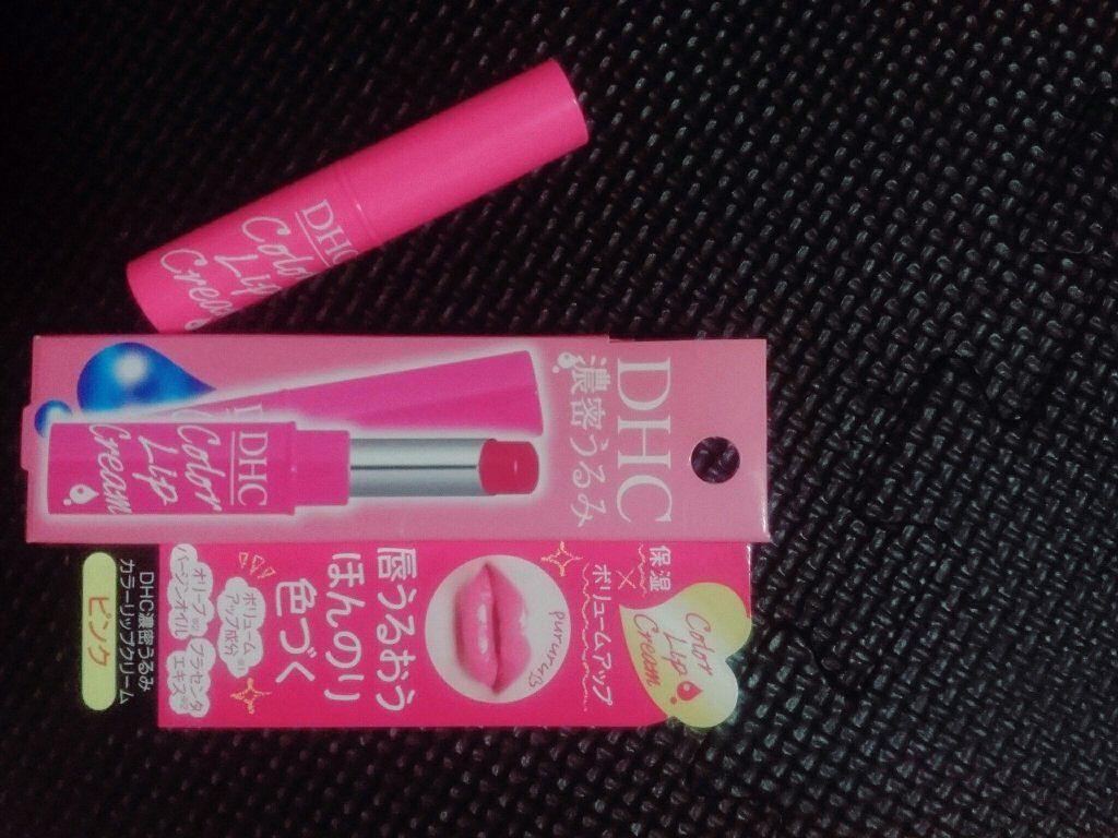 濃密うるみカラーリップクリーム ピンク/DHC/リップクリームを使ったクチコミ（1枚目）
