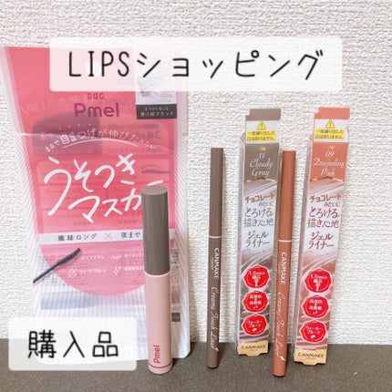 クリーミータッチライナー/キャンメイク/ジェルアイライナーを使ったクチコミ(1枚目)