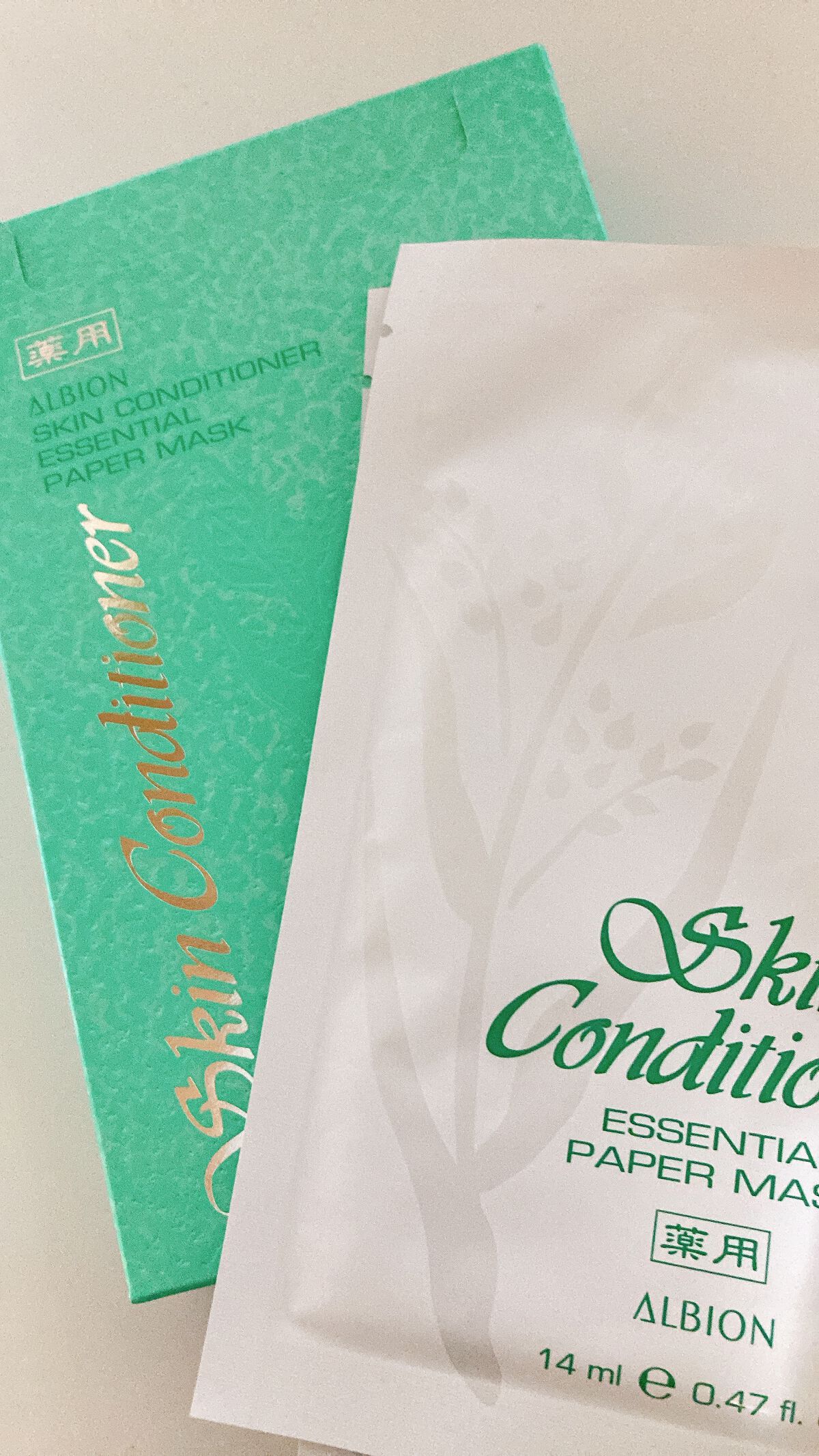 アルビオン 薬用スキンコンディショナー エッセンシャル ペーパーマスク E/ALBION/シートマスク・パックを使ったクチコミ（1枚目）