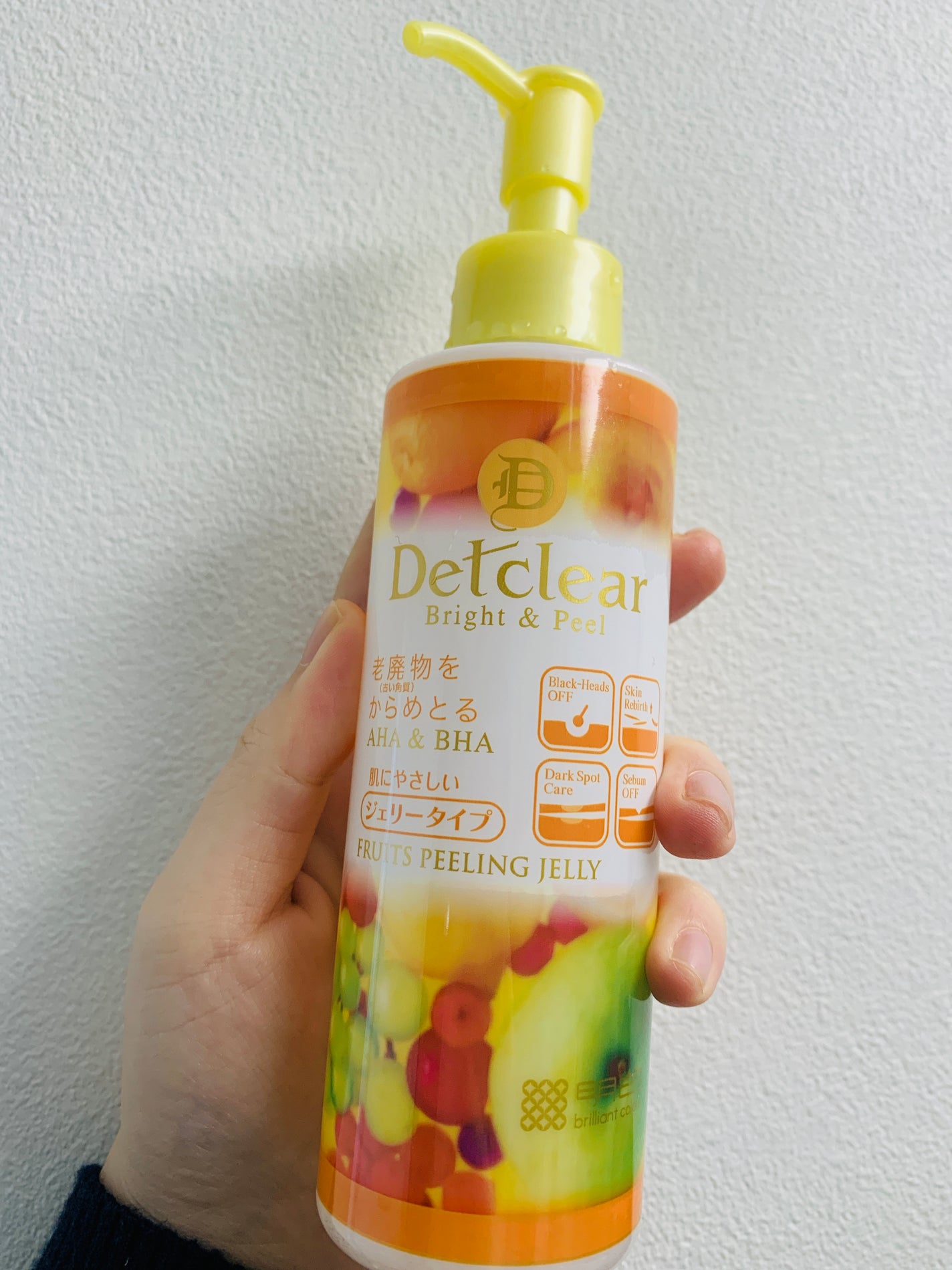 DETクリア ブライト&ピール ピーリングジェリー<ミックスフルーツの香り>/Detclear/ピーリングを使ったクチコミ(2枚目)