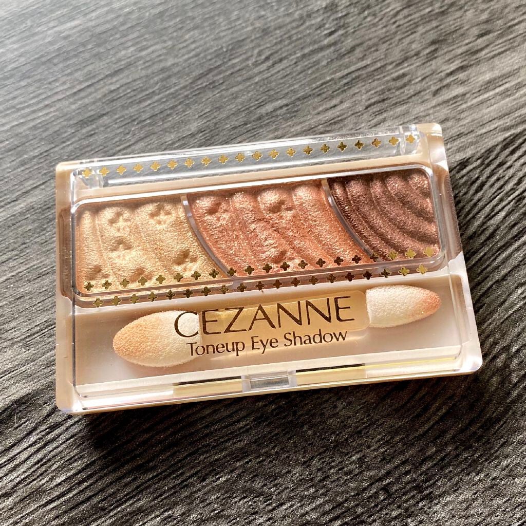 トーンアップアイシャドウ/CEZANNE/アイシャドウパレットを使ったクチコミ(4枚目)