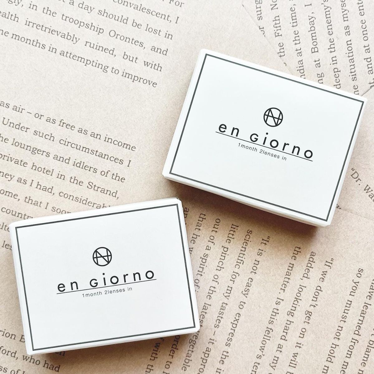 アンジョルノ カラメルブラウン/en Giorno/カラーコンタクトレンズを使ったクチコミ（1枚目）