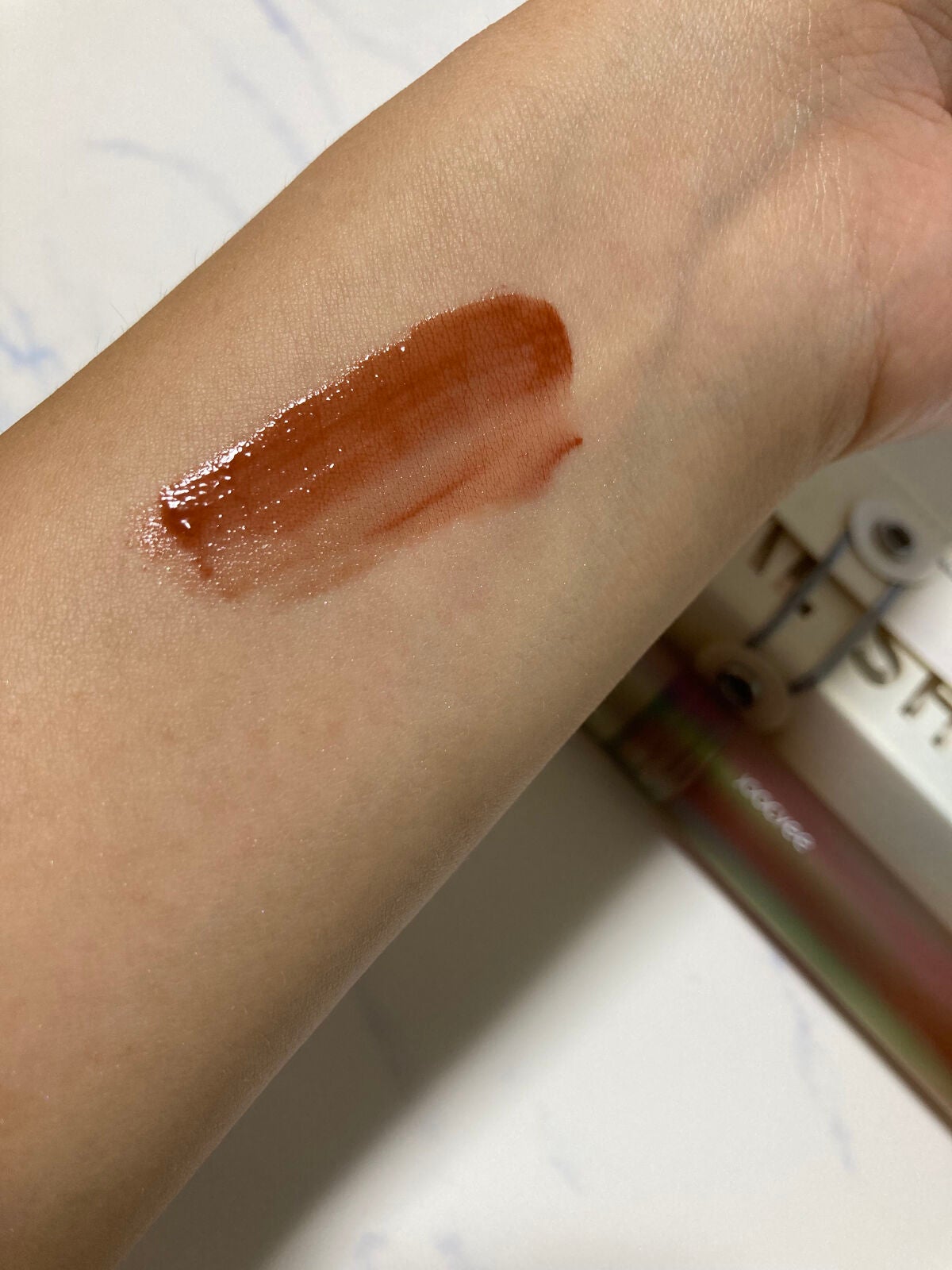 フルーツミラーリップグロス/Joocyee/リップグロスを使ったクチコミ(2枚目)