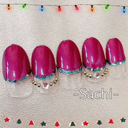 ネイルパーツ/セリア/ネイルチップ・パーツを使ったクチコミ(2枚目)