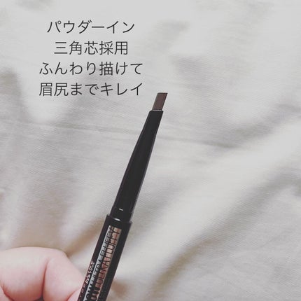 ファッションブロウ パウダーインペンシル N/MAYBELLINE NEW YORK/アイブロウペンシルを使ったクチコミ(2枚目)
