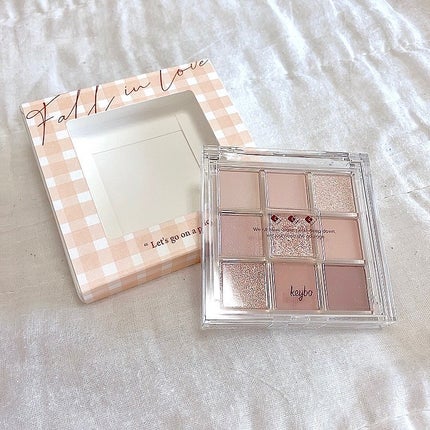 KEYBO FALL IN LOVE SHADOW PALETTE/keybo/アイシャドウパレットを使ったクチコミ(5枚目)