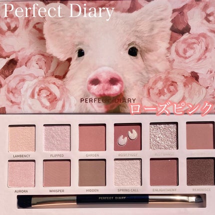 エクスプローラ12色 動物アイシャドウパレット/PERFECT DIARY/アイシャドウパレットを使ったクチコミ(1枚目)