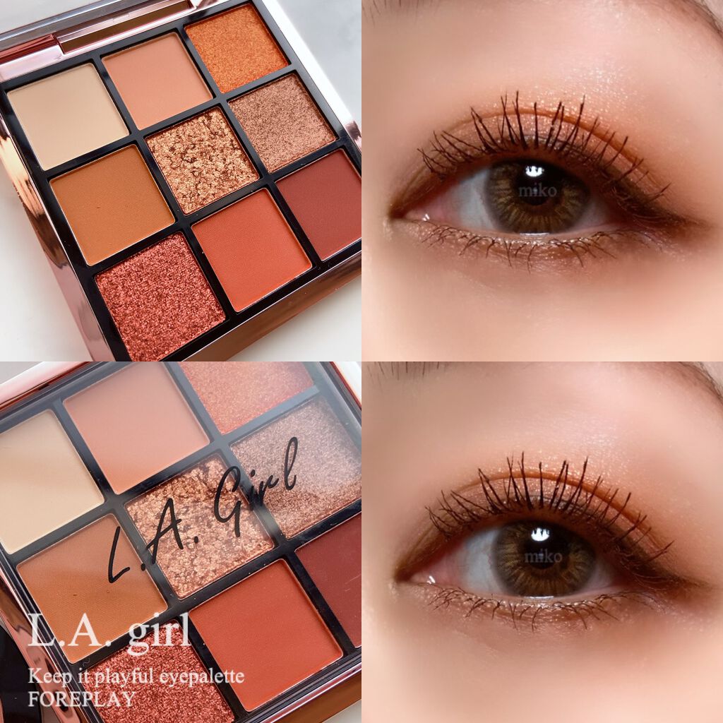 KEEP IT PLAYFUL EYESHADOW PALETTE/LAgirl/アイシャドウパレットを使ったクチコミ(2枚目)